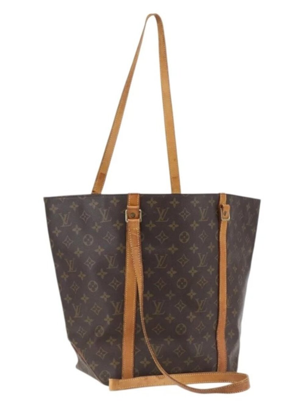LOUIS VUITTON Monogram Sac Shopping Tote Bag M51108 LV Auth 170591 - Picture 2 of 14